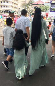 ベトナムお正月　家族でお出かけ